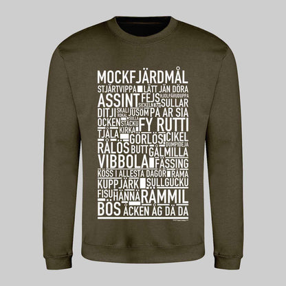 Mockfjärdsmål Dialekt Text Sweatshirt