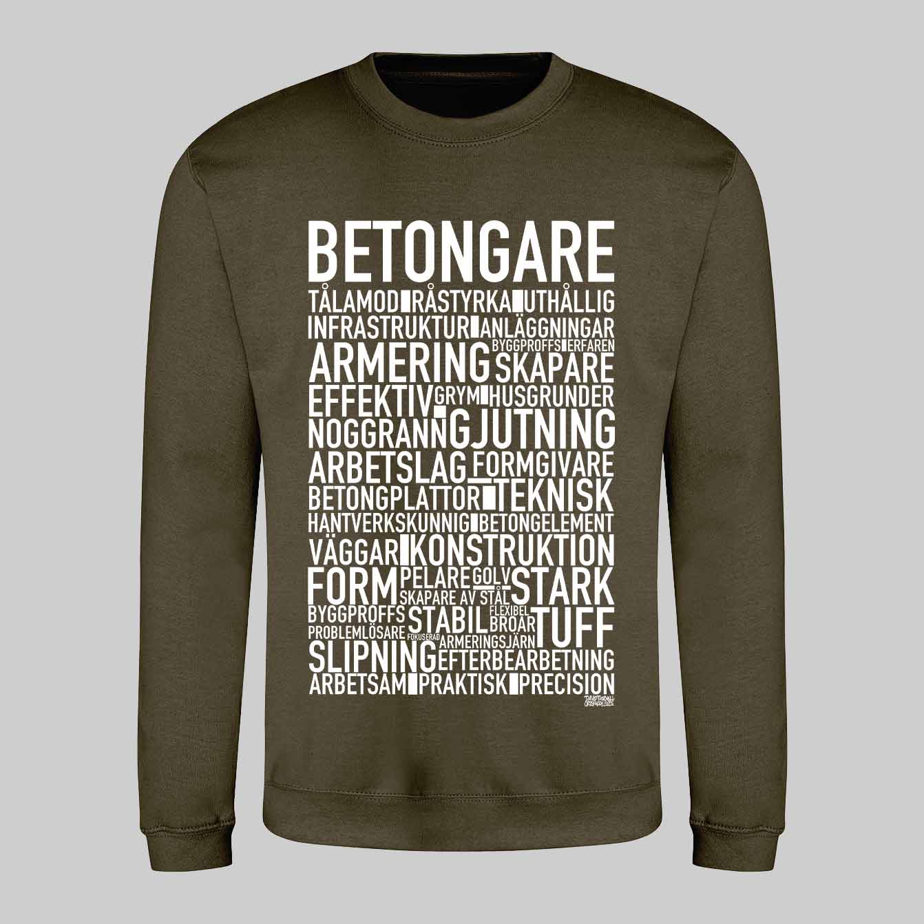 Betongare Text Sweatshirt