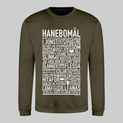 Hanebomål Dialekt Text Sweatshirt
