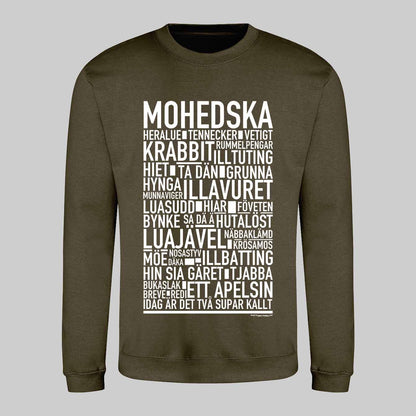 Mohedska Dialekt Text Sweatshirt