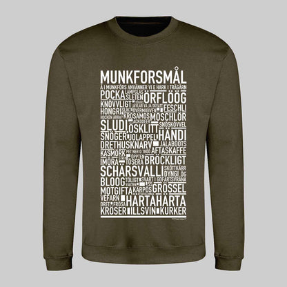 Munkforsmål Dialekt Text Sweatshirt