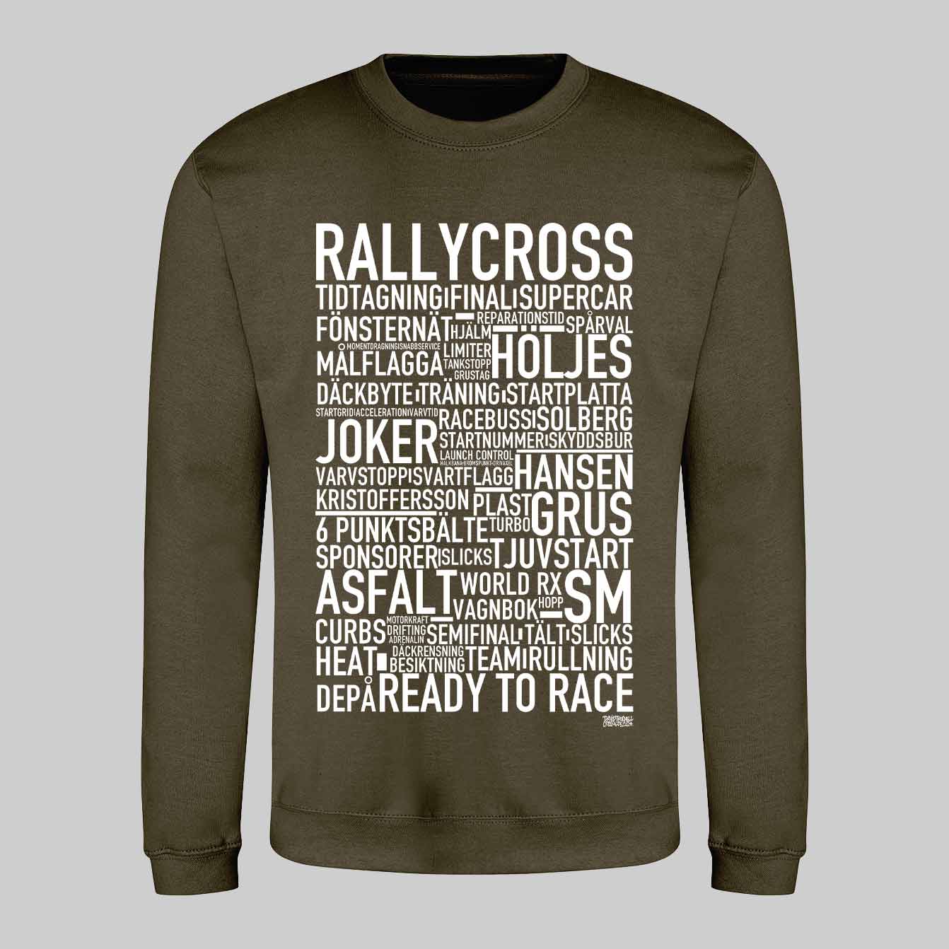 Rallycross Text Sweatshirt