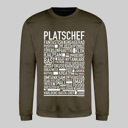 Platschef Text Sweatshirt