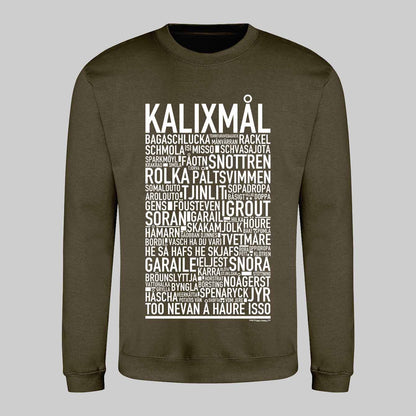 Kalixmål Dialekt Text Sweatshirt