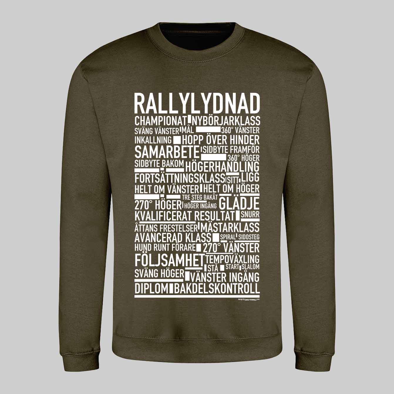 Rallylydnad Text Sweatshirt