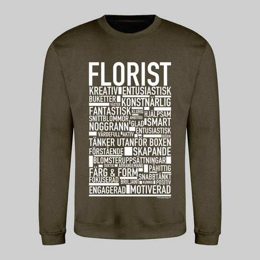 Florist Text Sweatshirt