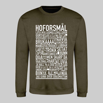 Hoforsmål Dialekt Text Sweatshirt