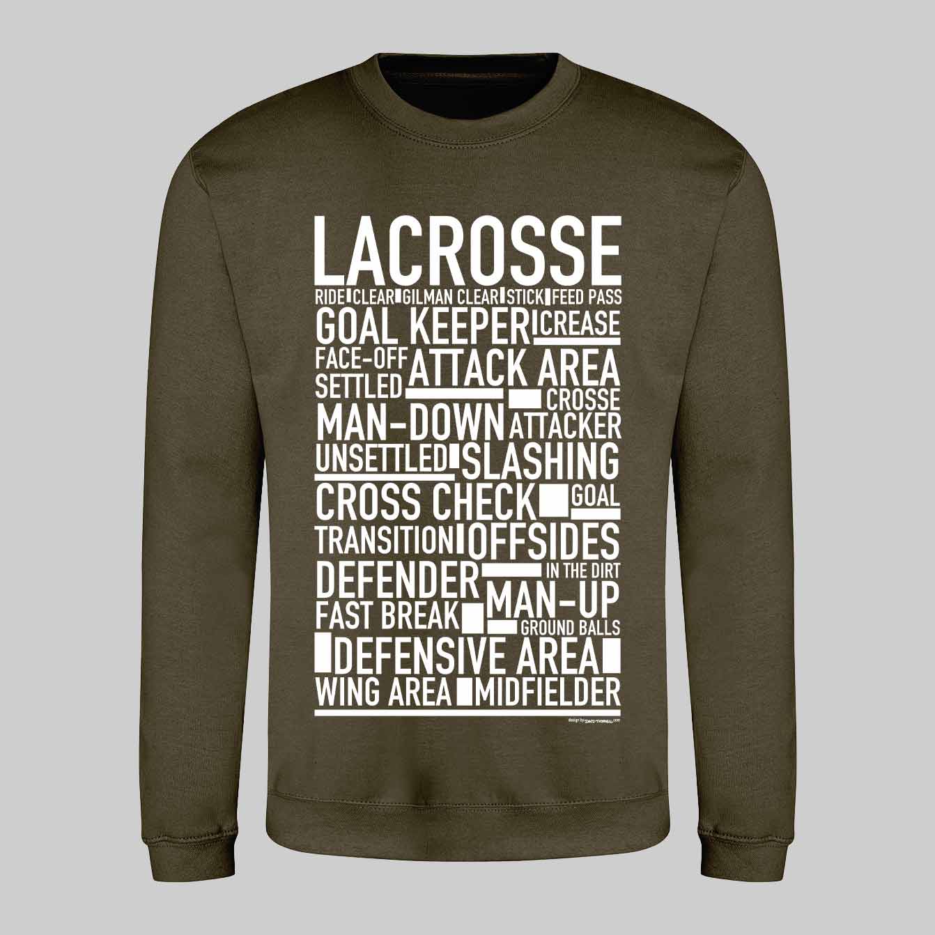 Lacrosse Text Sweatshirt