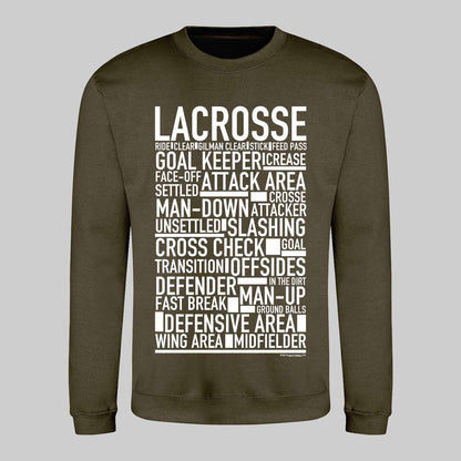 Lacrosse Text Sweatshirt