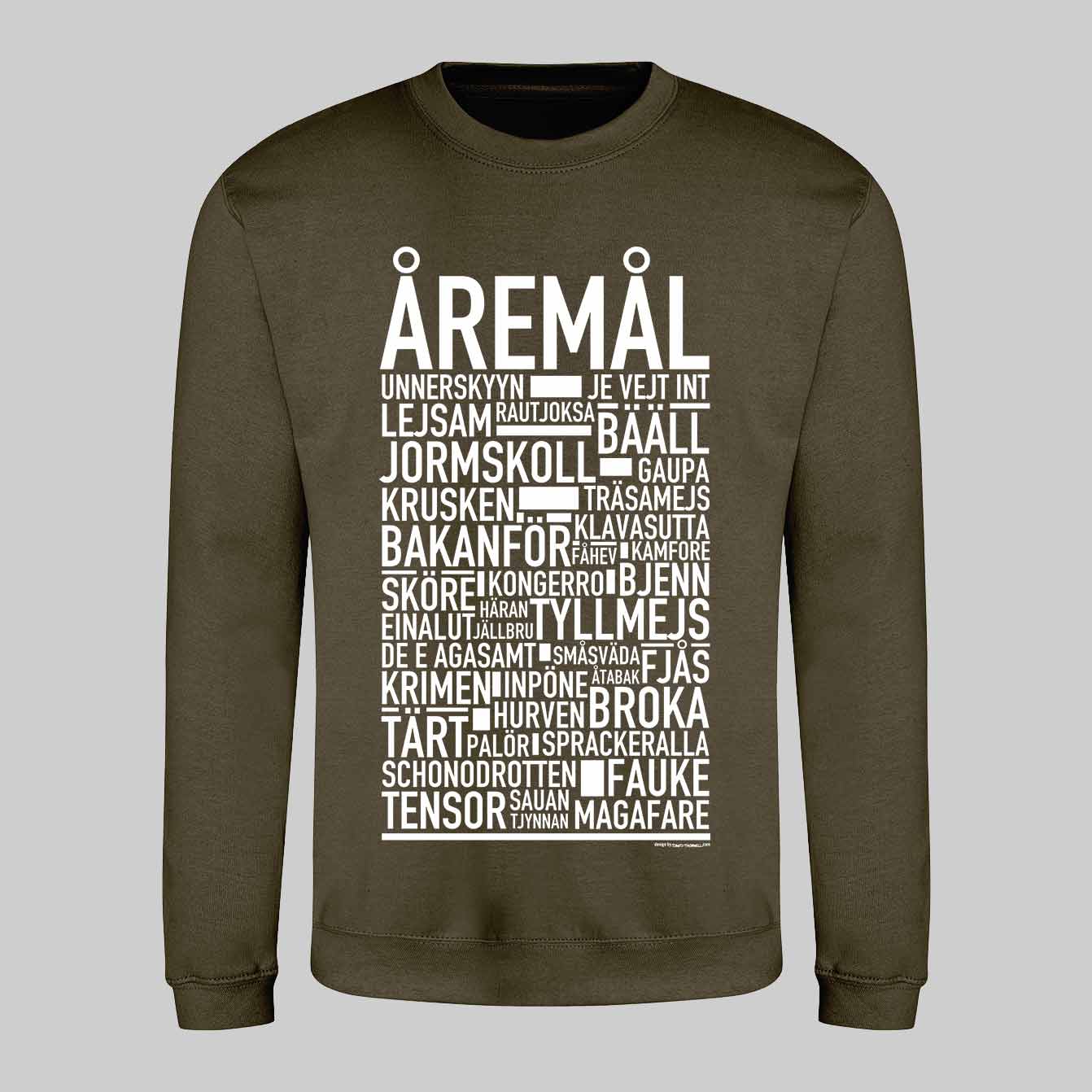 Åremål Dialekt Text Sweatshirt