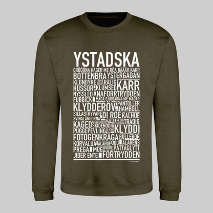 Ystadska Dialekt Text Sweatshirt