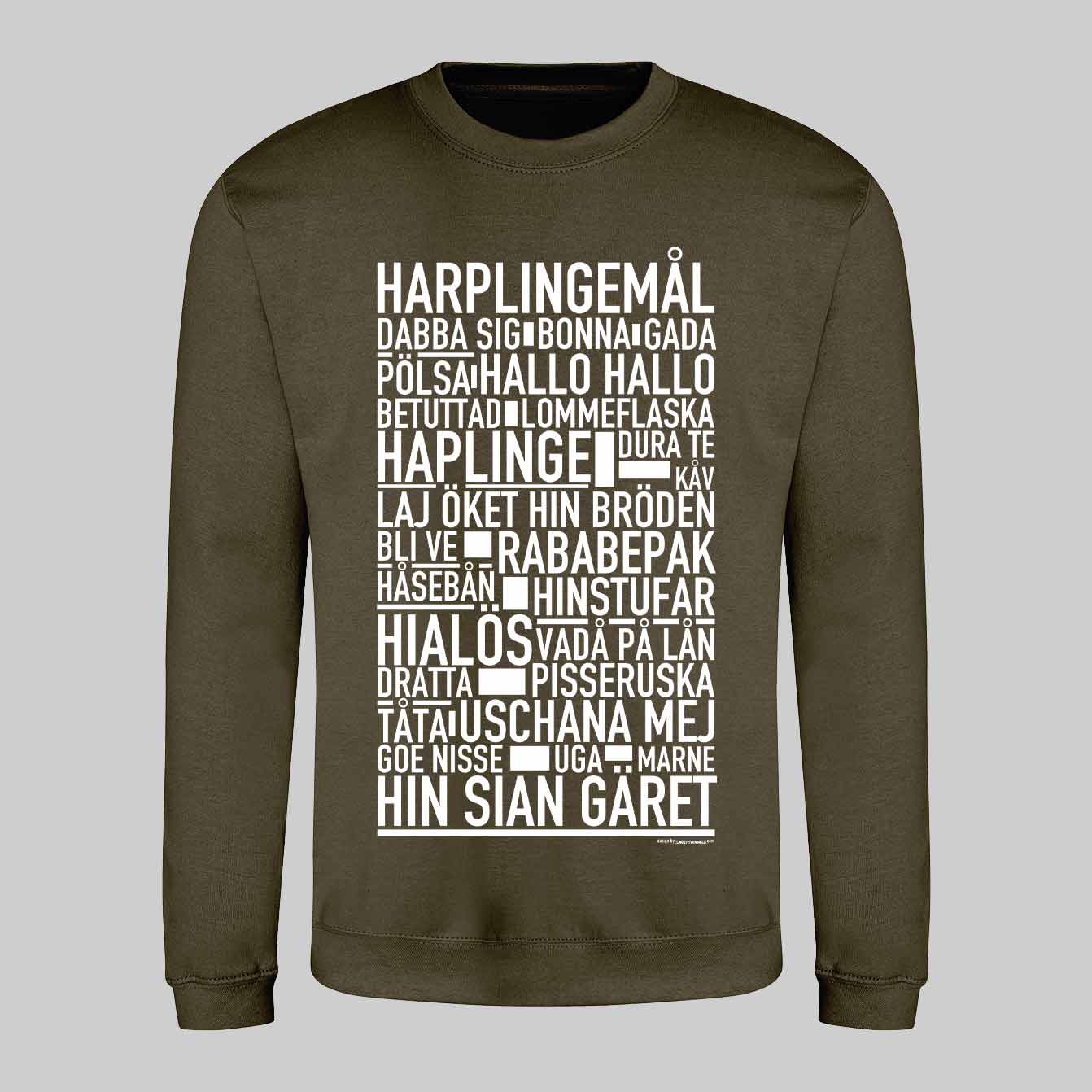 Harplingemål Dialekt Text Sweatshirt