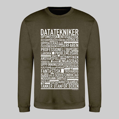 Datatekniker Text Sweatshirt
