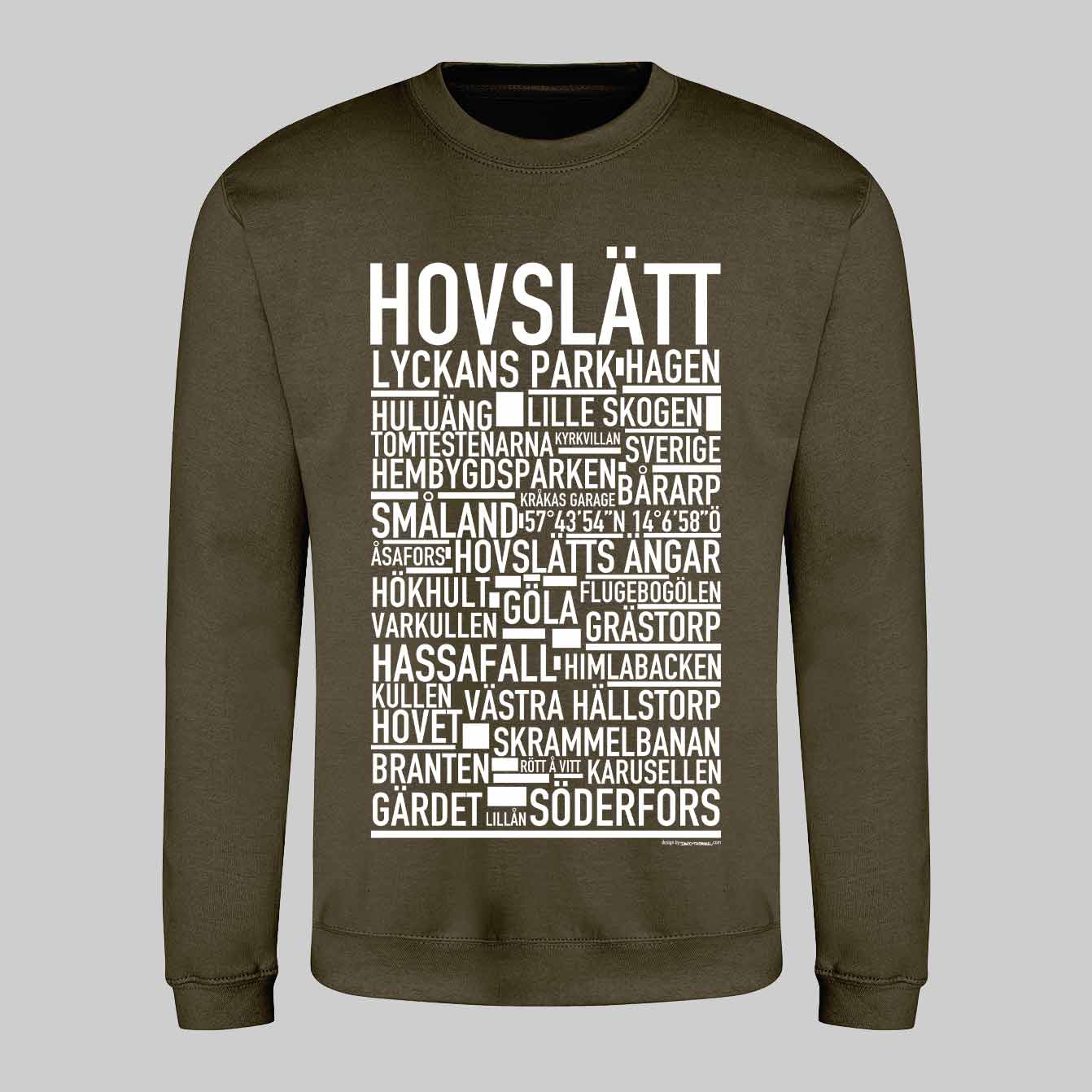 Hovslätt Text Sweatshirt