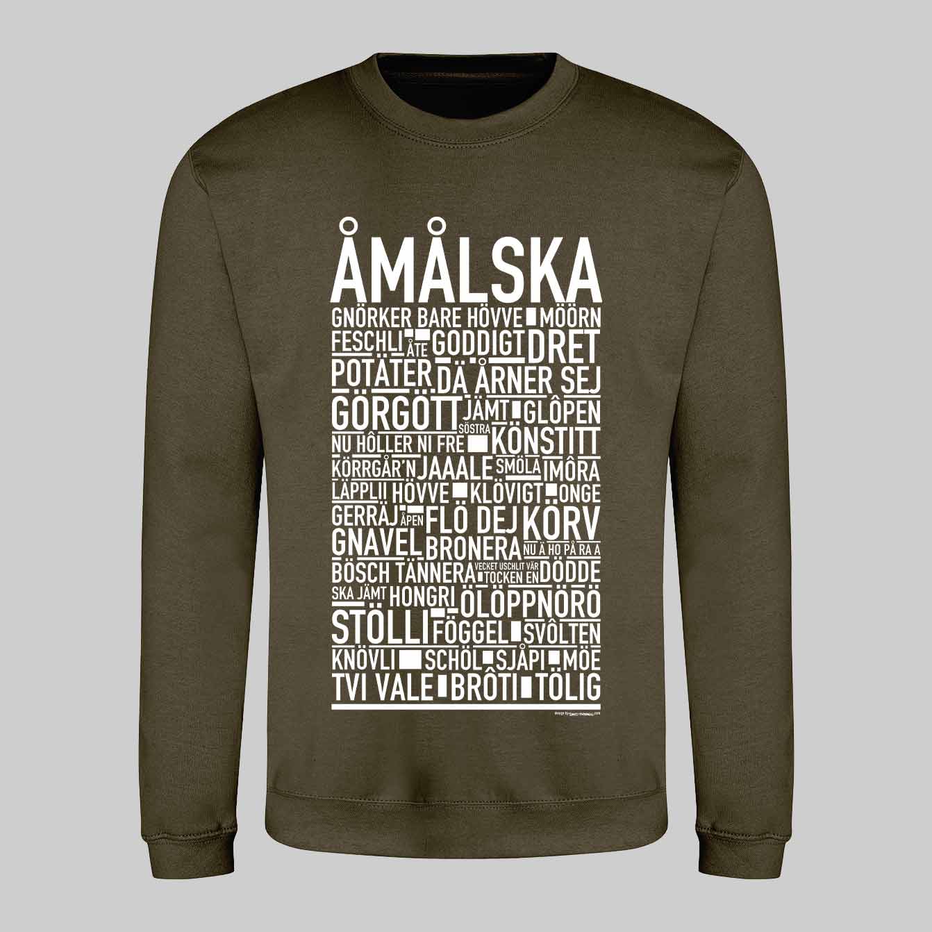 Åmålska Dialekt Text Sweatshirt