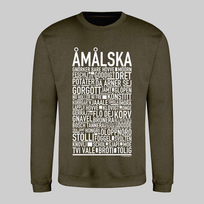 Åmålska Dialekt Text Sweatshirt
