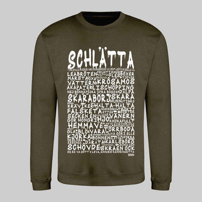 Schlätta Graffiti Text Sweatshirt