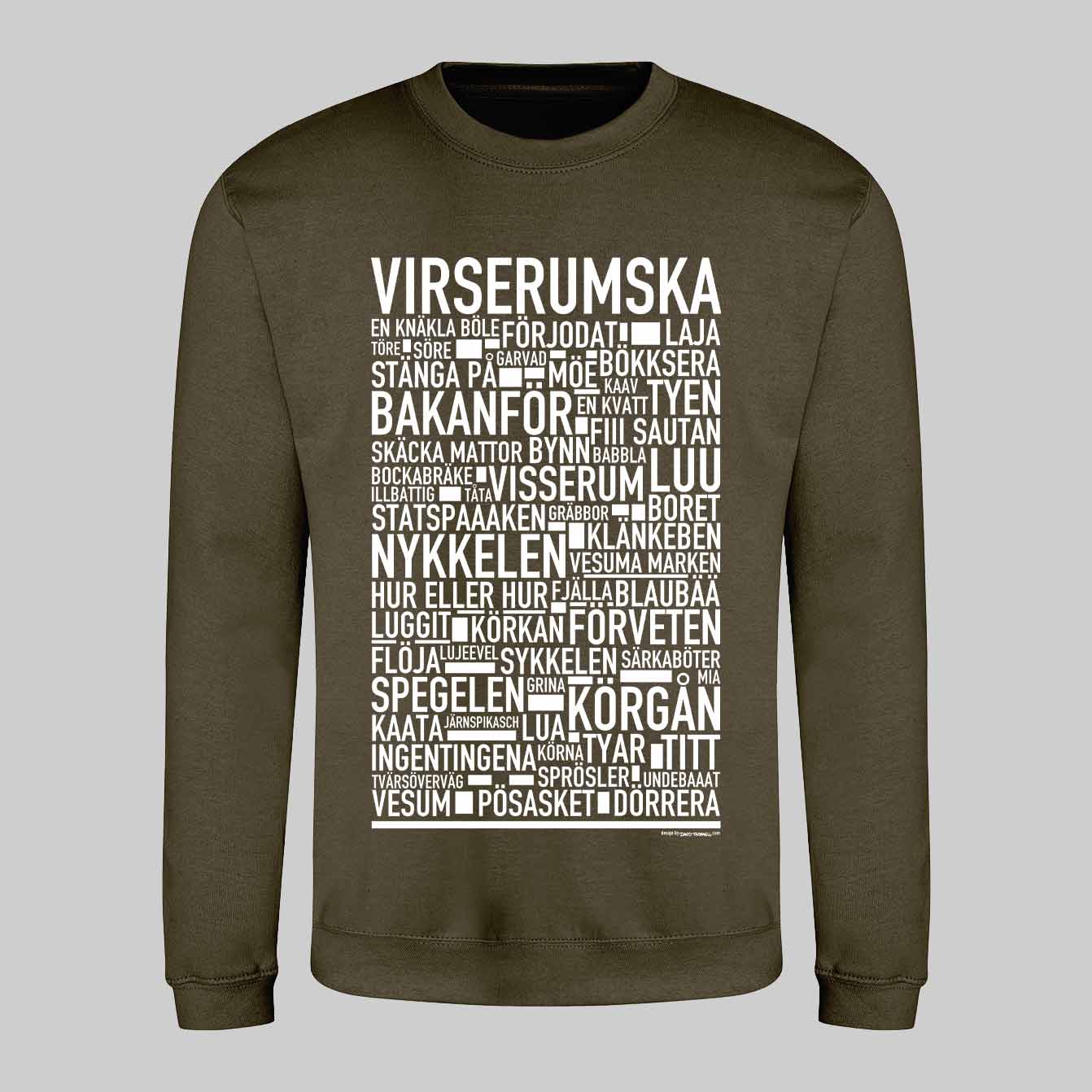 Virserumska Dialekt Text Sweatshirt