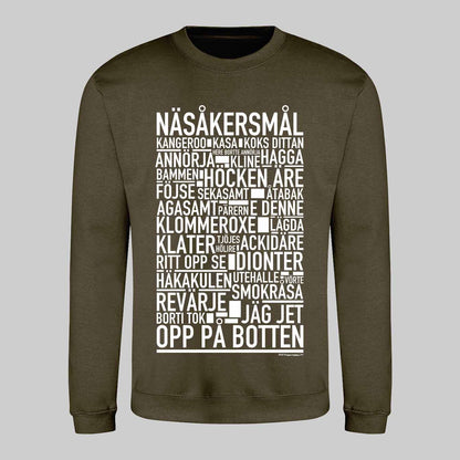 Näsåkersmål Dialekt Text Sweatshirt