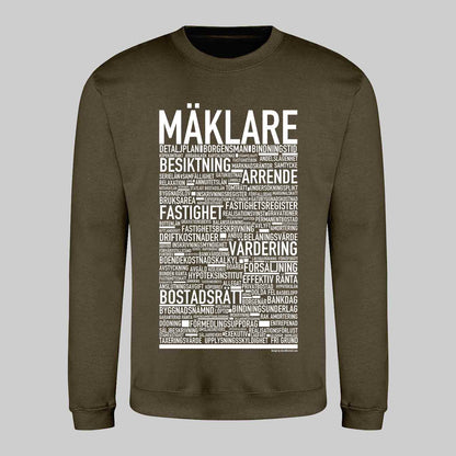 Mäklare Text Sweatshirt