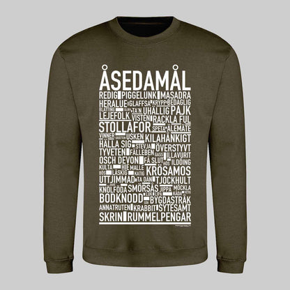 Åsedamål Dialekt Text Sweatshirt