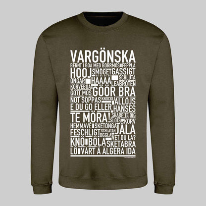 Vargönska Dialekt Text Sweatshirt