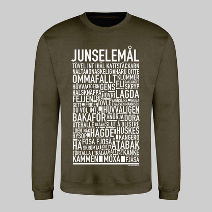 Junselemål Dialekt Text Sweatshirt