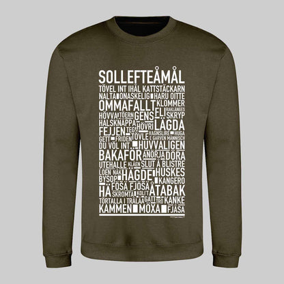 Solleftemål Dialekt Text Sweatshirt