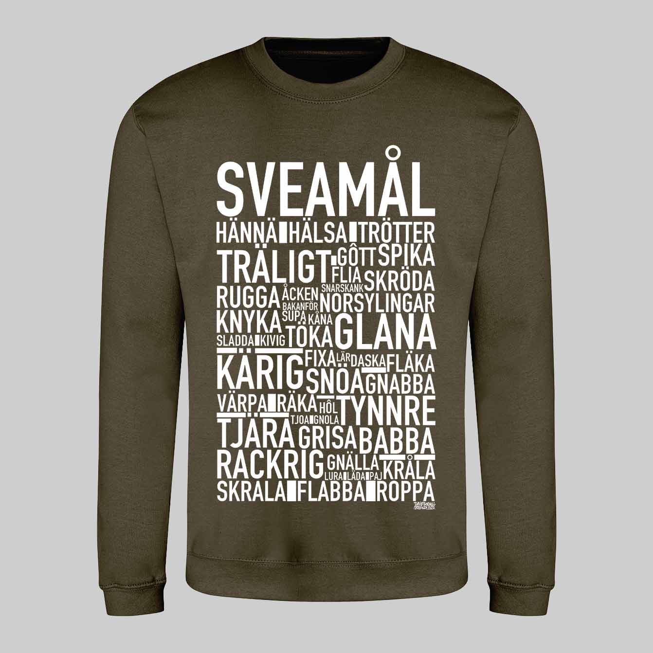 Sveamål Dialekt Text Sweatshirt