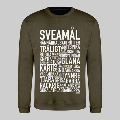 Sveamål Dialekt Text Sweatshirt
