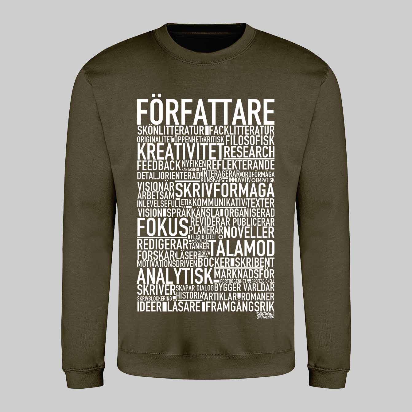 Författare Text Sweatshirt