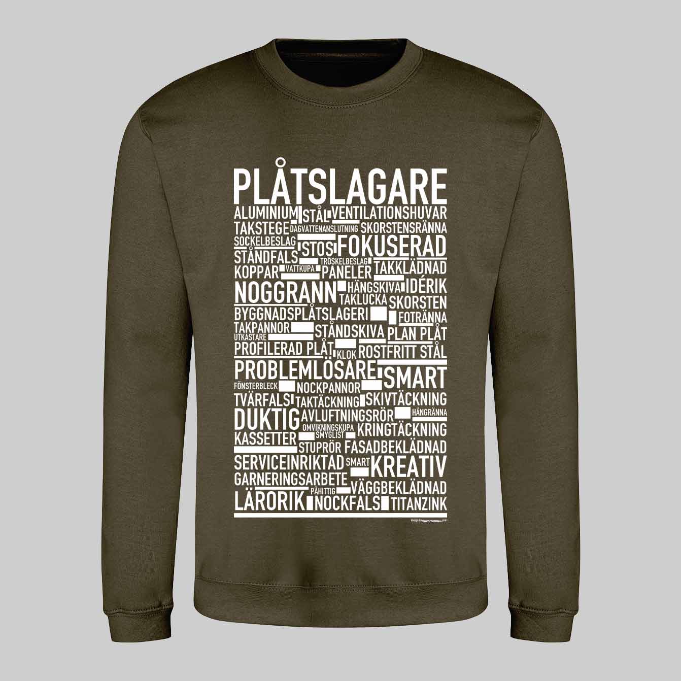 Plåtslagare Text Sweatshirt