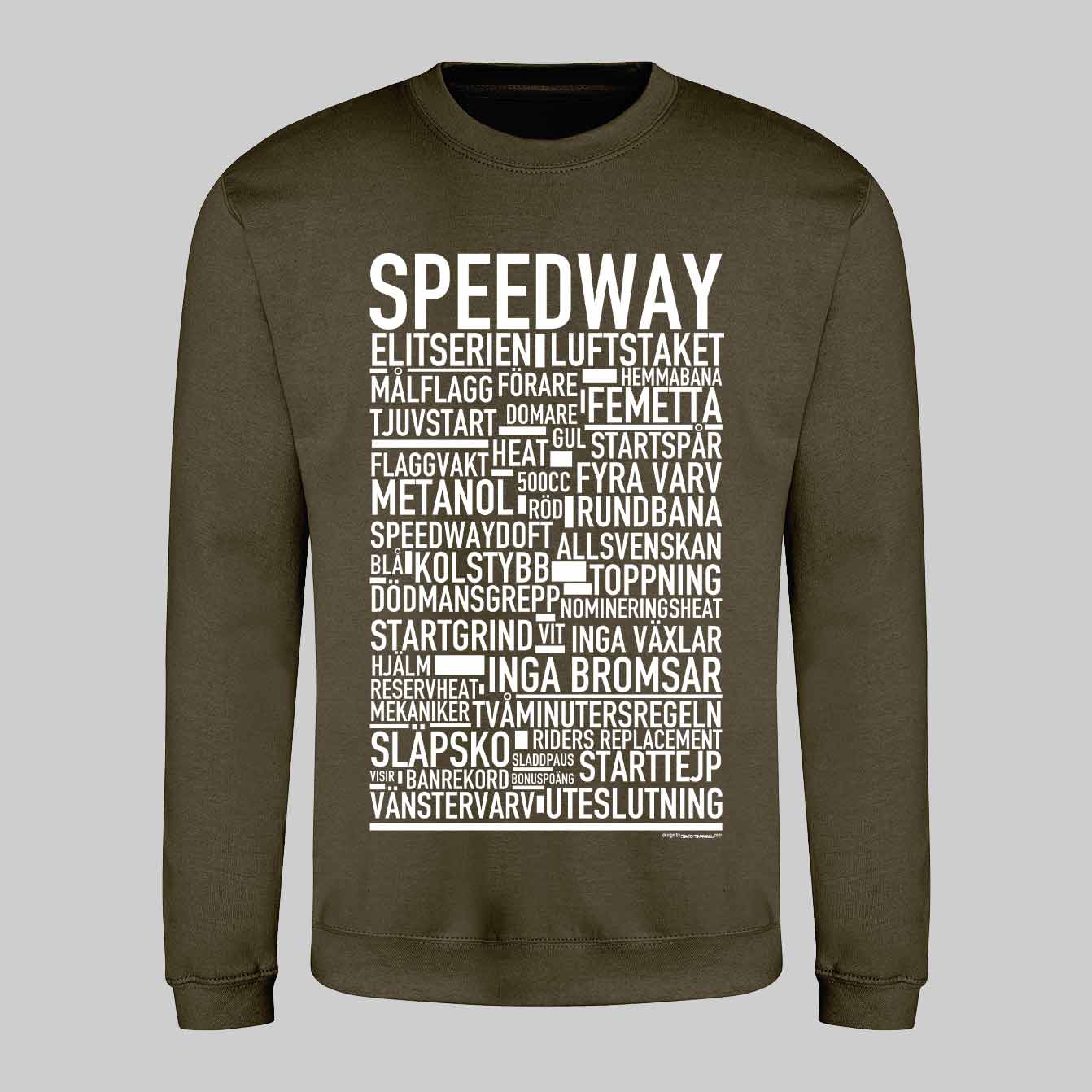 Speedway Text Sweatshirt