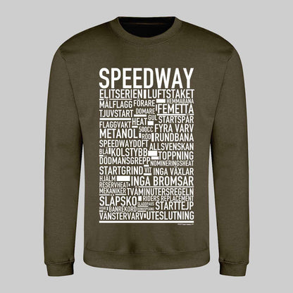 Speedway Text Sweatshirt