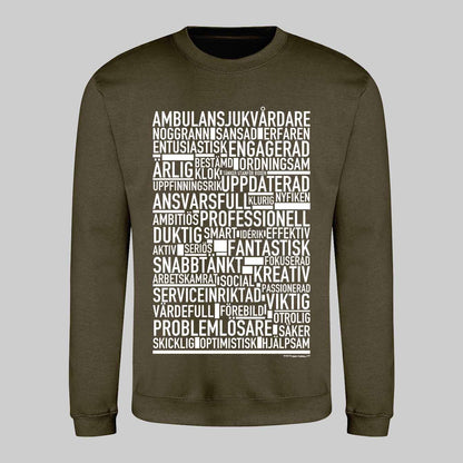 Ambulanssjukvårdare Text Sweatshirt