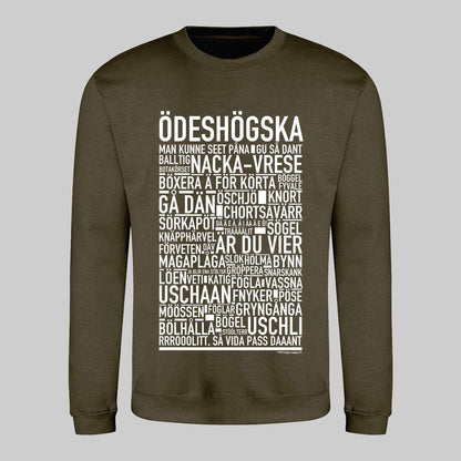 Ödeshögska Dialekt Text Sweatshirt