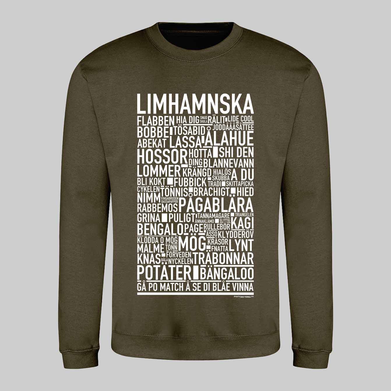 Limhamnska Dialekt Text Sweatshirt