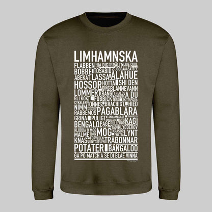 Limhamnska Dialekt Text Sweatshirt