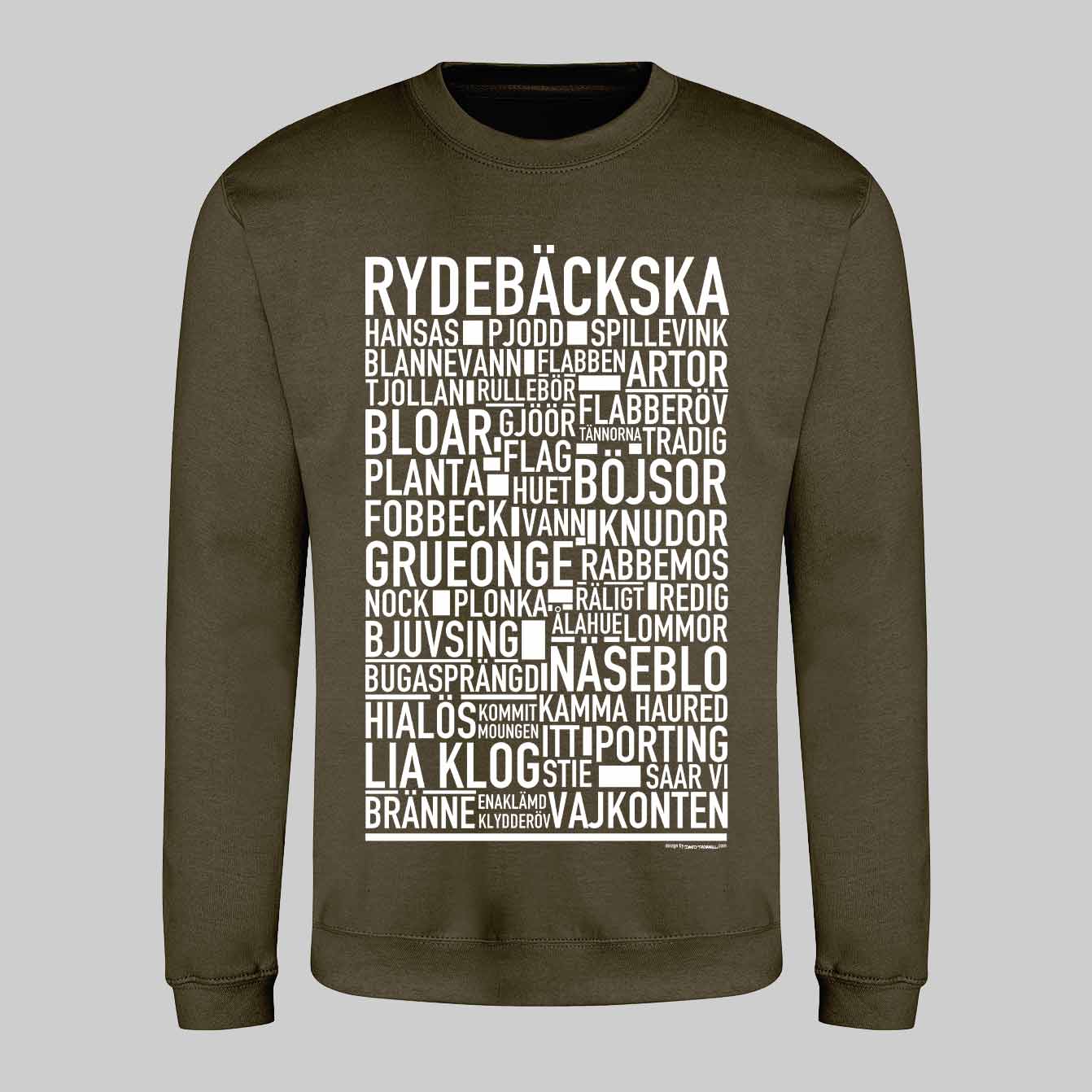 Rydebäckska Dialekt Text Sweatshirt