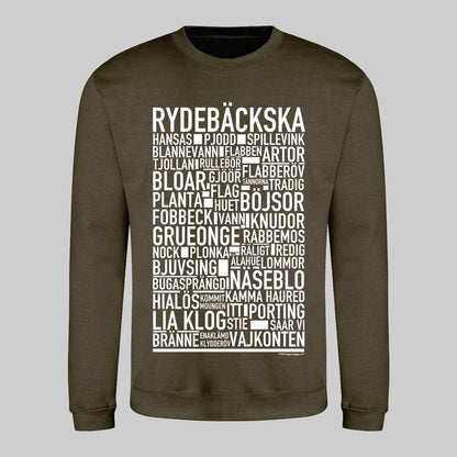 Rydebäckska Dialekt Text Sweatshirt