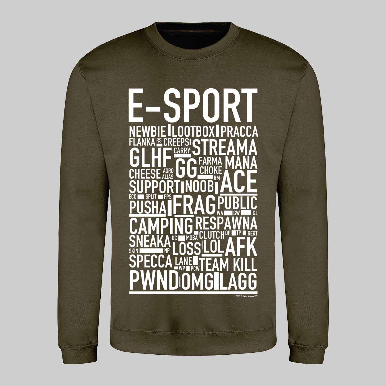 E-Sport Text Sweatshirt