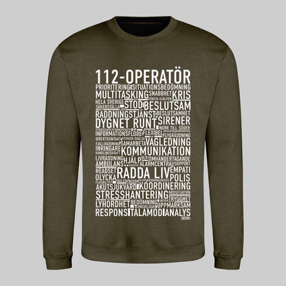 112-Operatör Text Sweatshirt