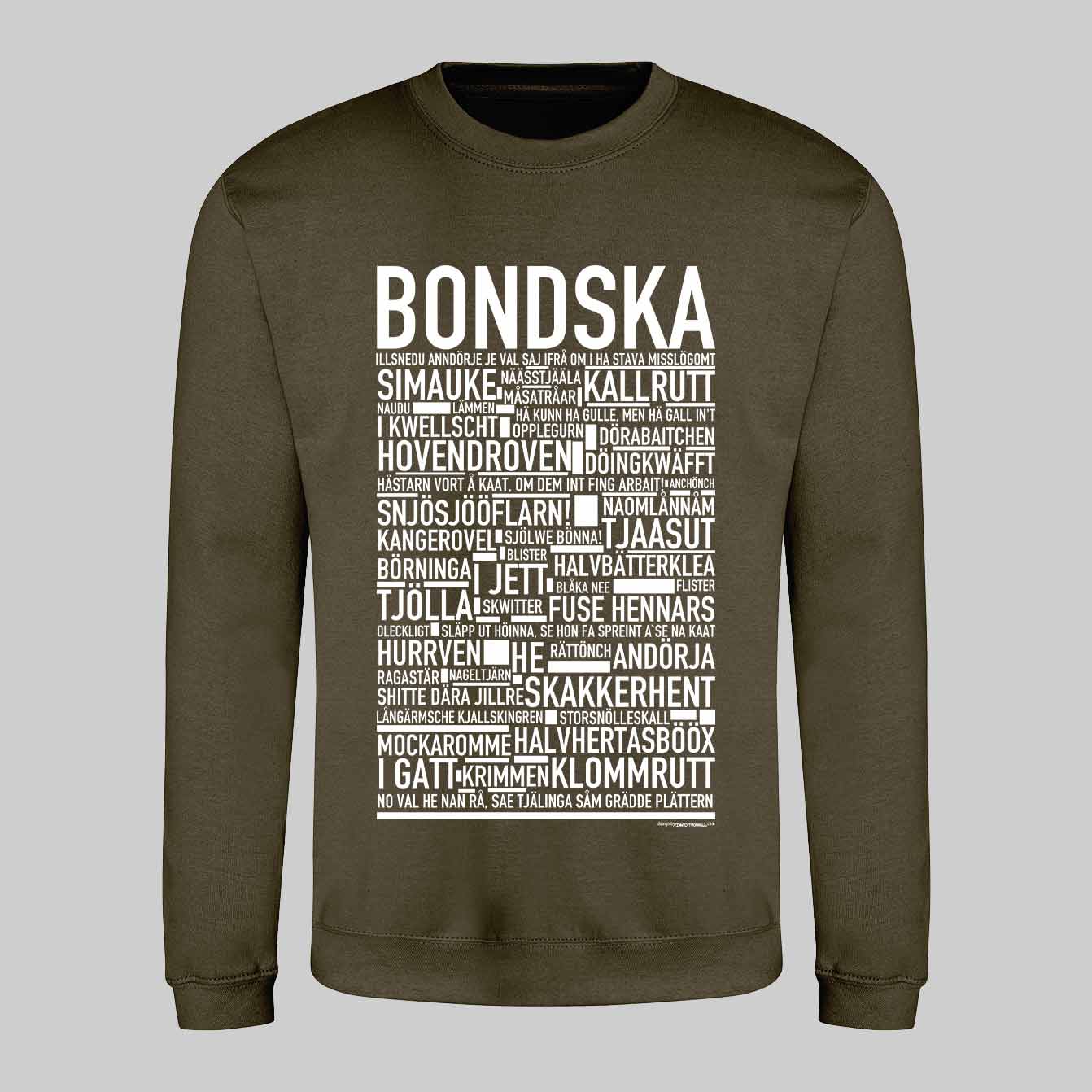 Bondska Dialekt Text Sweatshirt