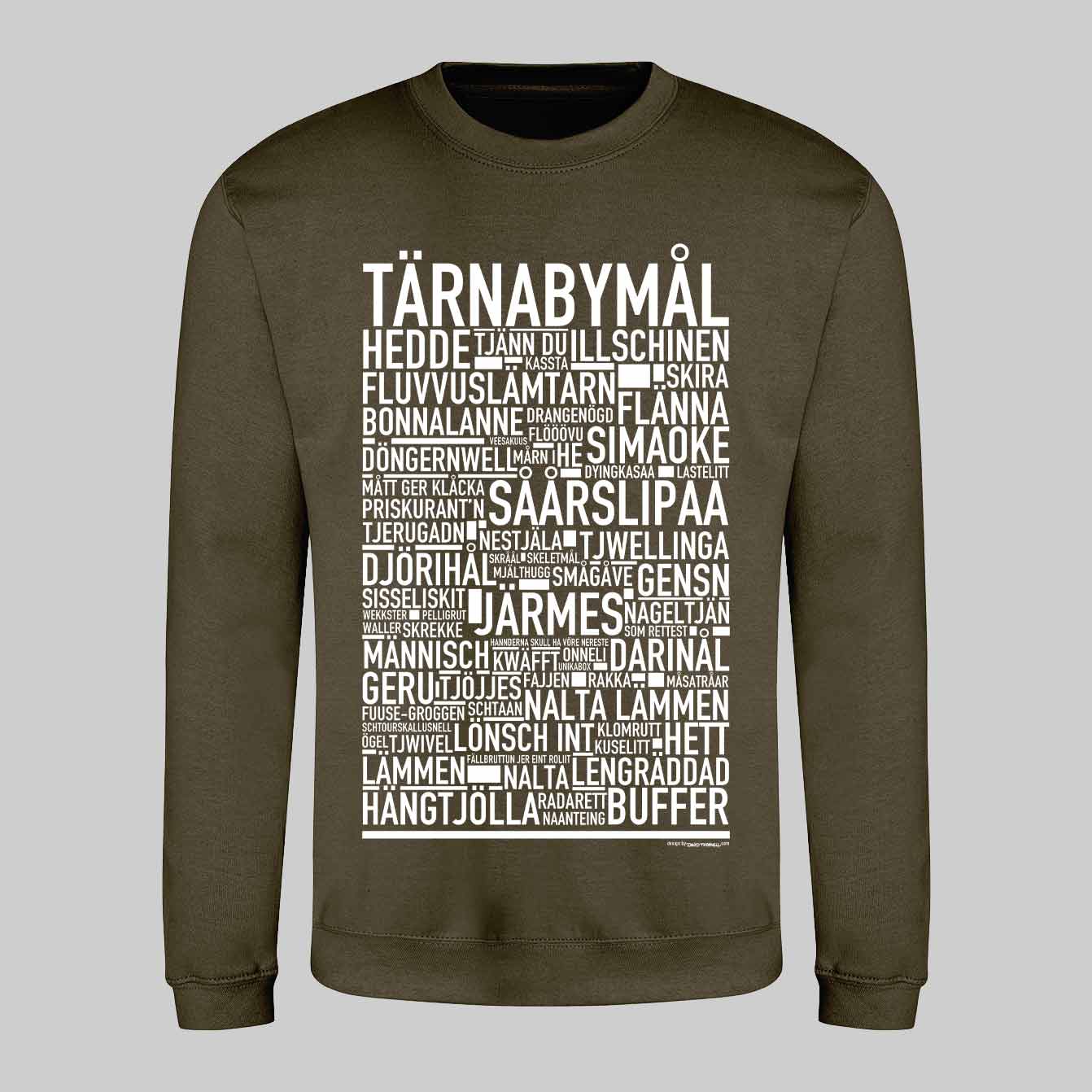 Tärnabymål Dialekt Text Sweatshirt