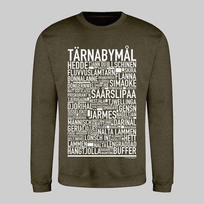 Tärnabymål Dialekt Text Sweatshirt