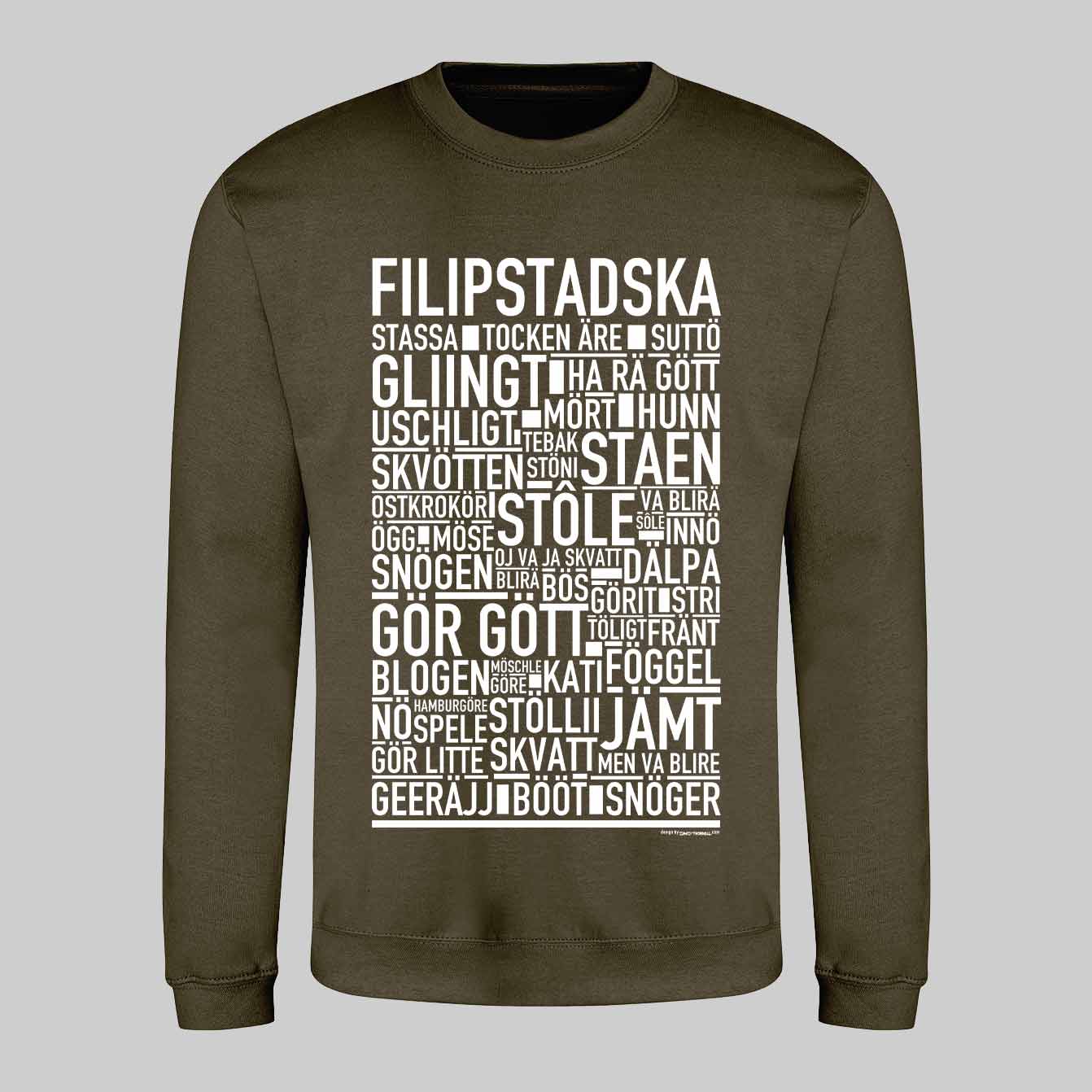 Filipsstadska Dialekt Text Sweatshirt