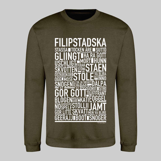 Filipsstadska Dialekt Text Sweatshirt