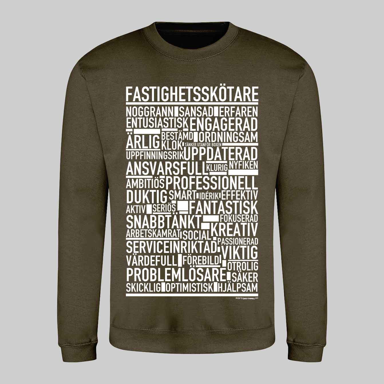 Fastighetsskötare Text Sweatshirt