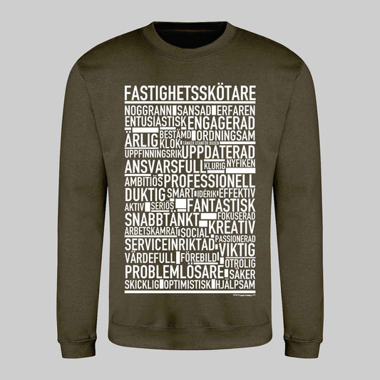 Fastighetsskötare Text Sweatshirt