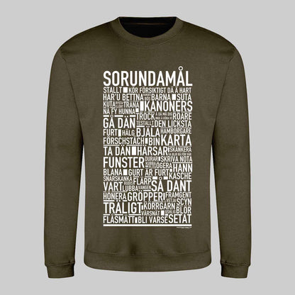 Sorundamål Dialekt Text Sweatshirt